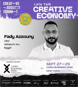 Fady Azzouny, founder and CEO of Vetwork is participating in annual festival speakers event